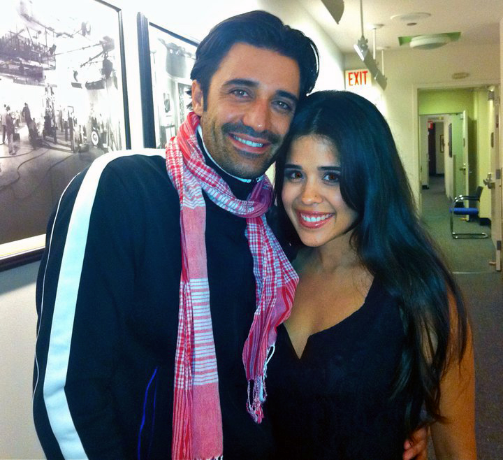 on set of ABC's Brothers & Sisters w/ Gilles Marini