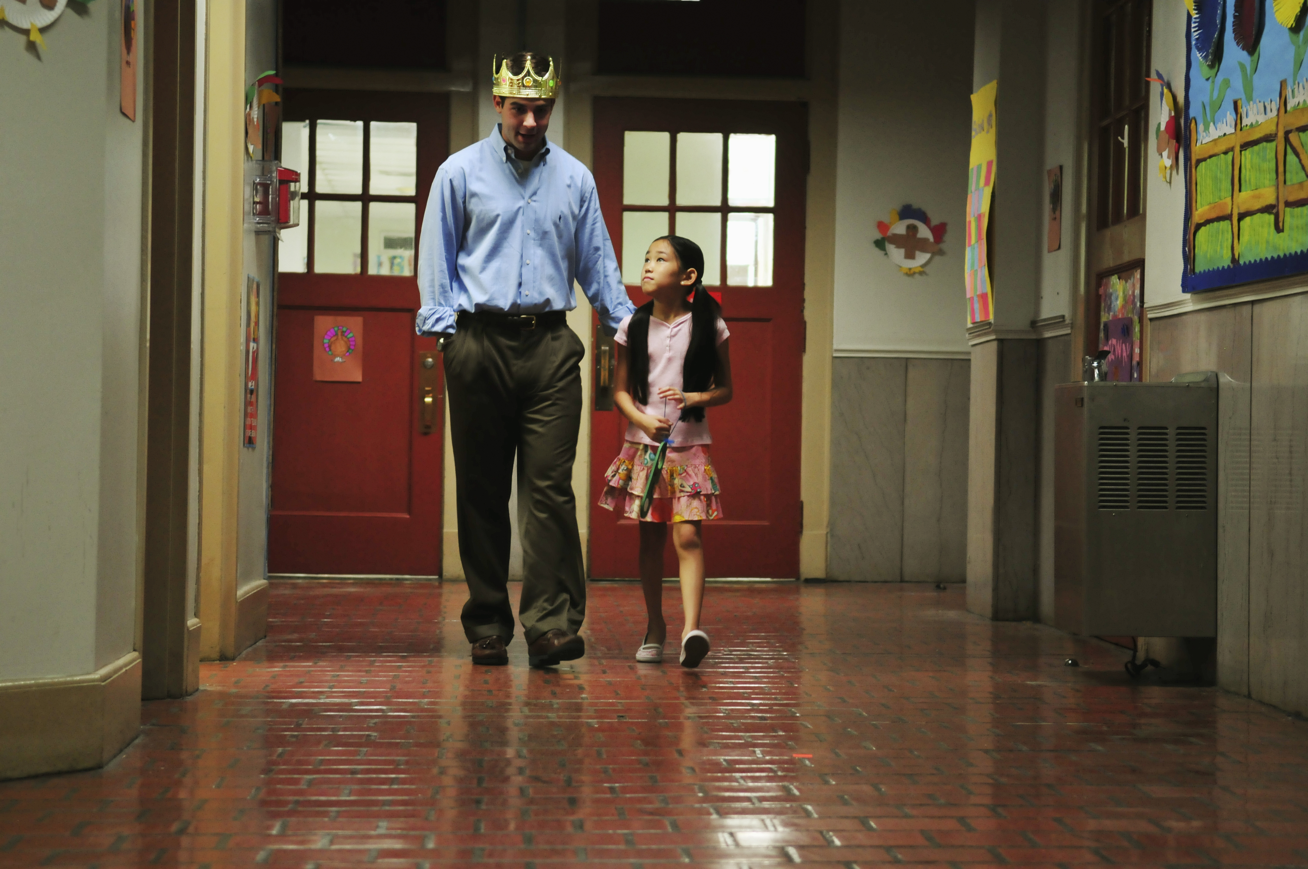 Anna Rappaport & Jimmy Wolk in a scene from Hallmark Hall of Fame's 