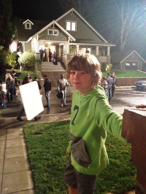 On set / About a Boy