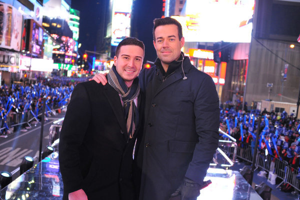 Still of Carson Daly and Vinny Guadagnino in NBC's New Year's Eve with Carson Daly (2013)