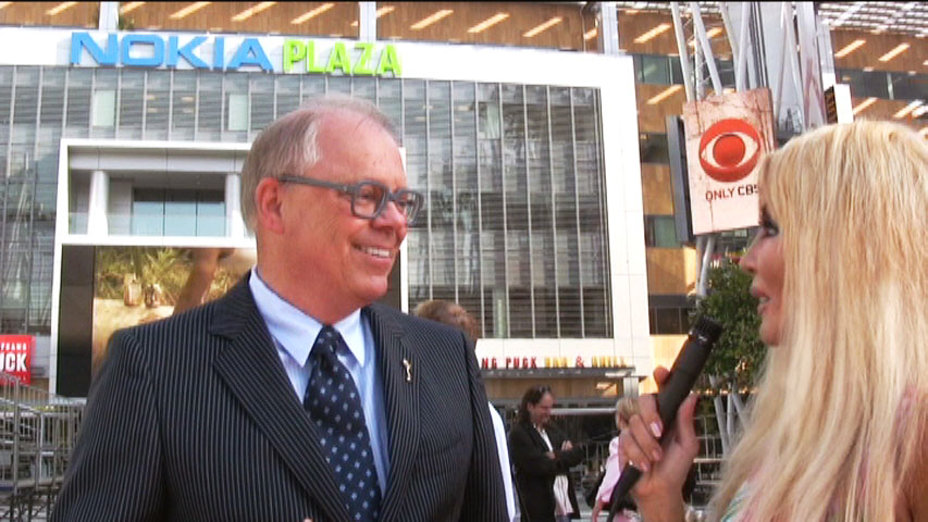 John Shaffner, President of the Academy of Television Arts & Sciences, at the 2009 Primetime Emmy Awards