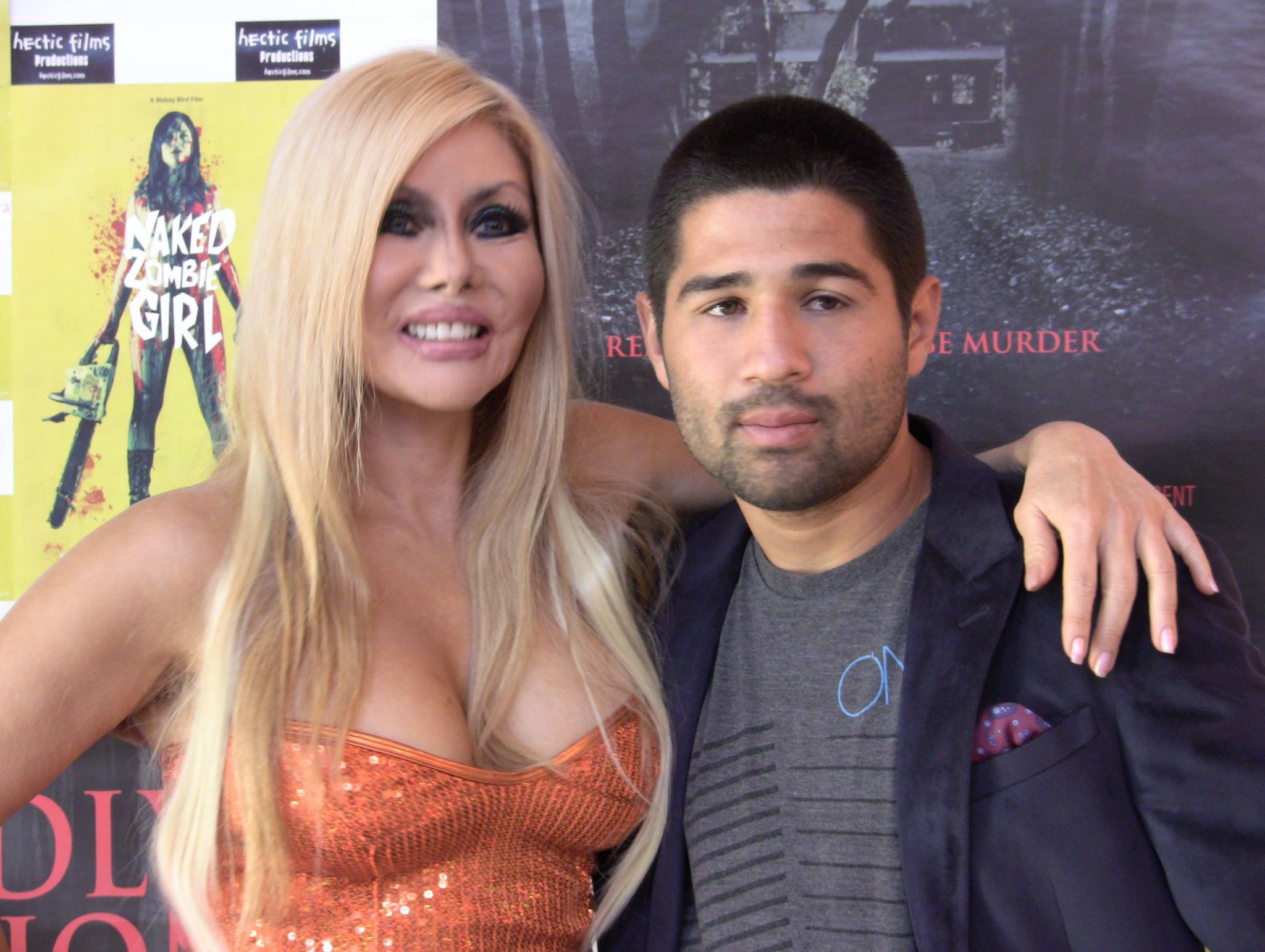 With pro fighter Fernando Vargas at 2014 FANtastic Horror Film Festival