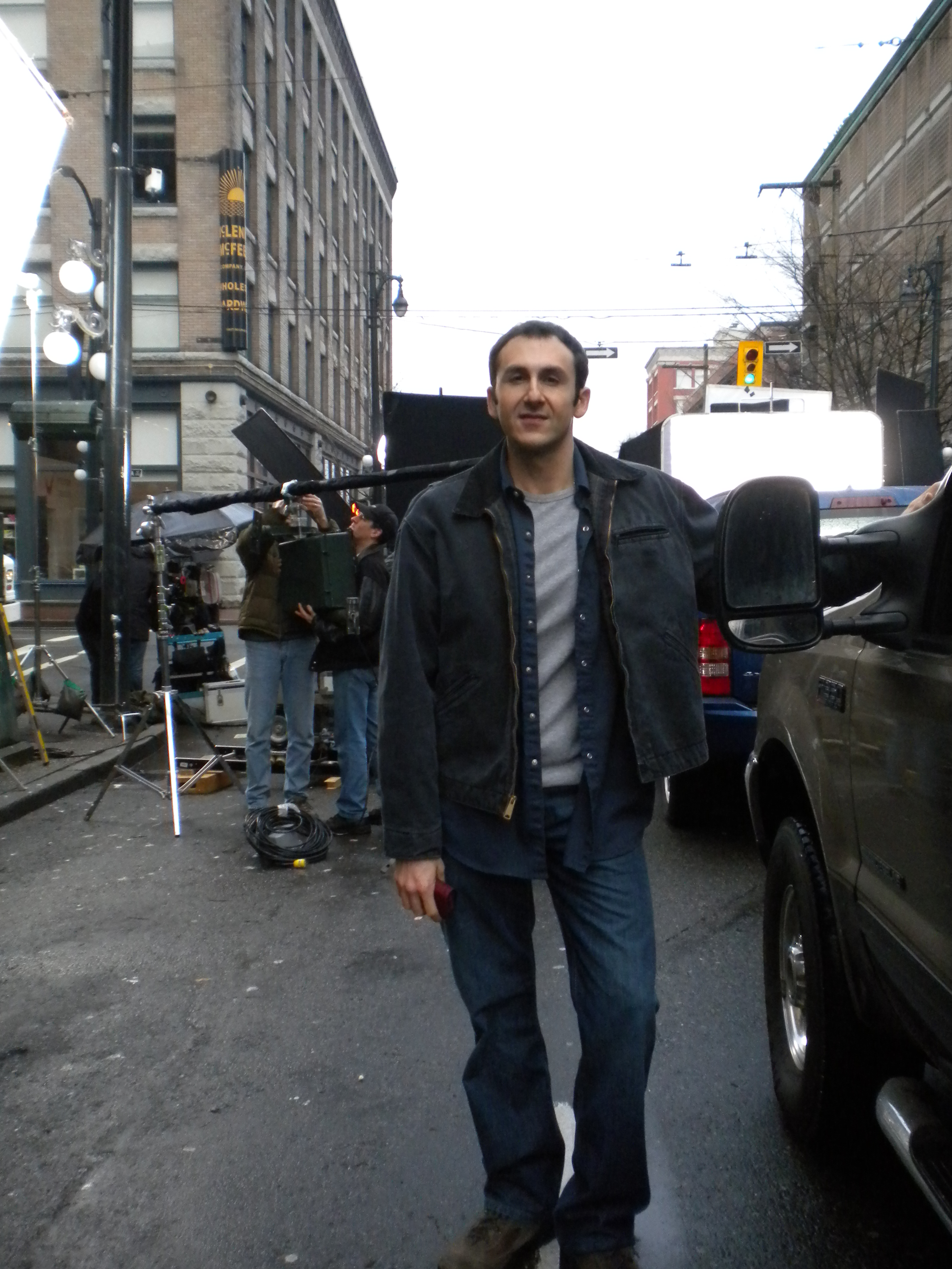 ON the set of Fringe getting ready for my scene opposite Diane Kruger