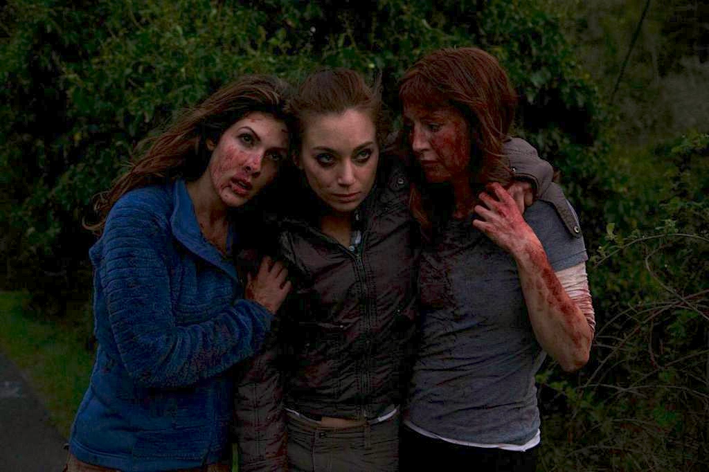 Still of Nicole Marie Johnson, Carrie Finklea, and Nicole Duport in Quarries 2015