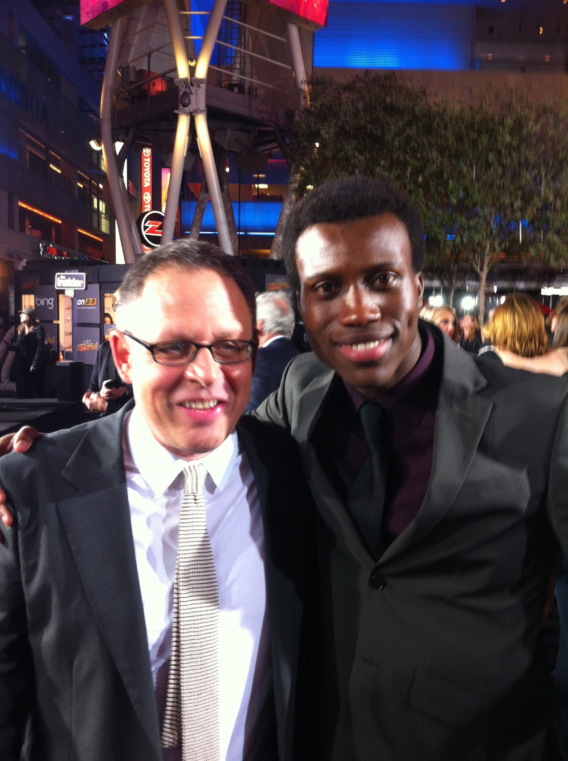 Amadou Ly and Bill Condon at The Twilight Breaking Dawn Part 1 Premiere.