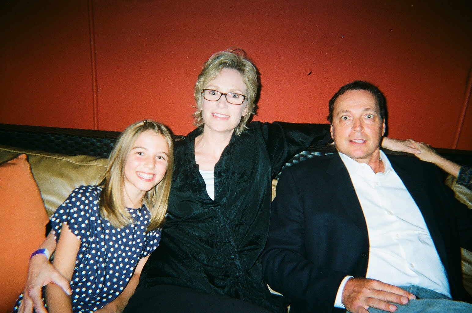 Avalon Robbins with Jane Lynch and Bobby Farrelly at The Three Stooges Wrap Party