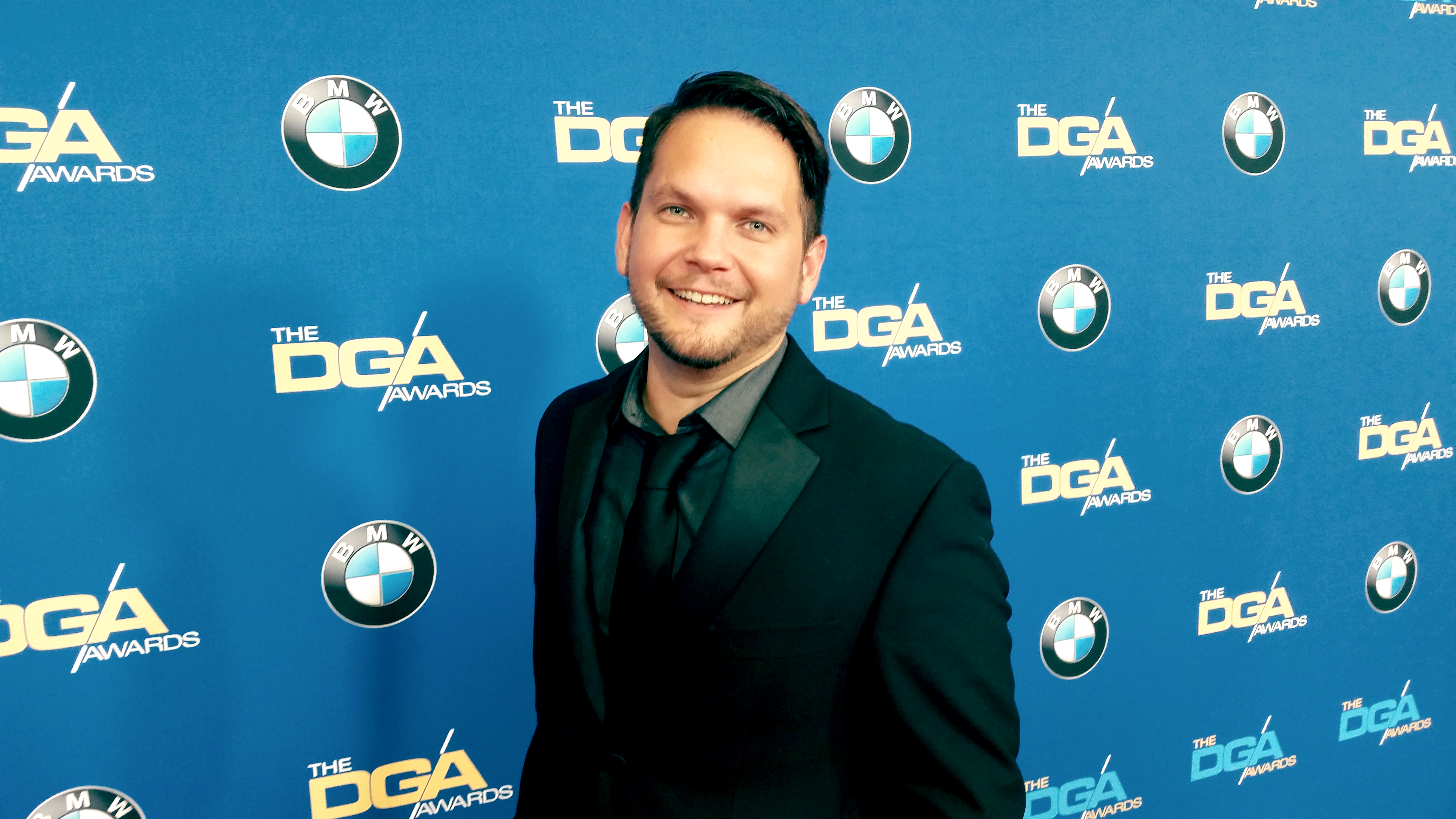 Evan Zissimopulos at the 67th Annual Director's Guild of America Awards (2015).