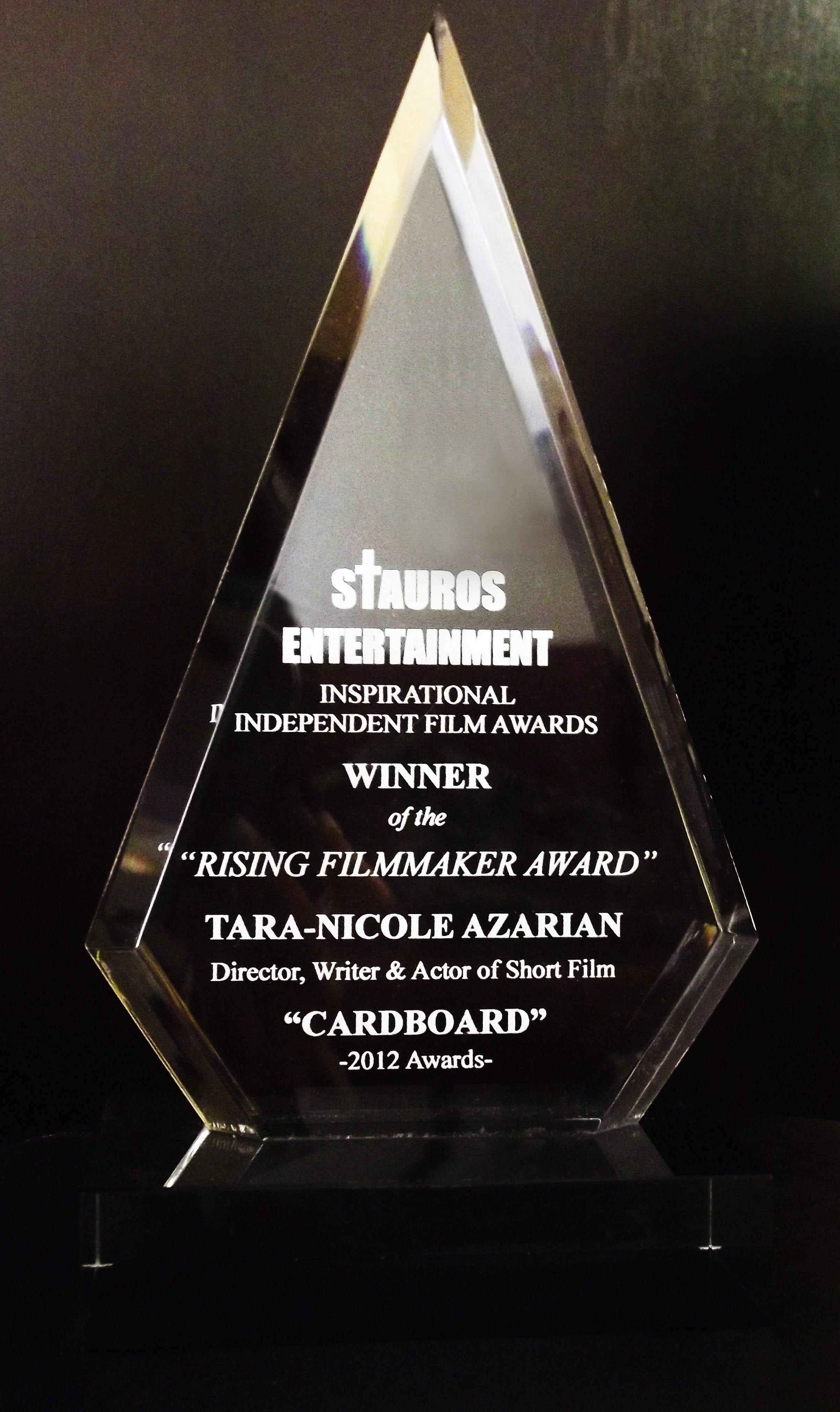 Tara-Nicole's Rising Young Filmmaker Award for 