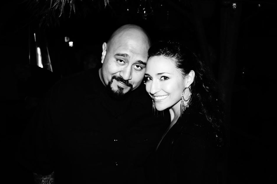 2013 Breaking Bad Wrap Party; Monique Candelaria (Lucy) with Jesus Jr (Gonzo)