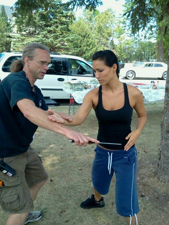 2012 The Control Group; Monique Candelaria (Heather) training with Mike Ascher