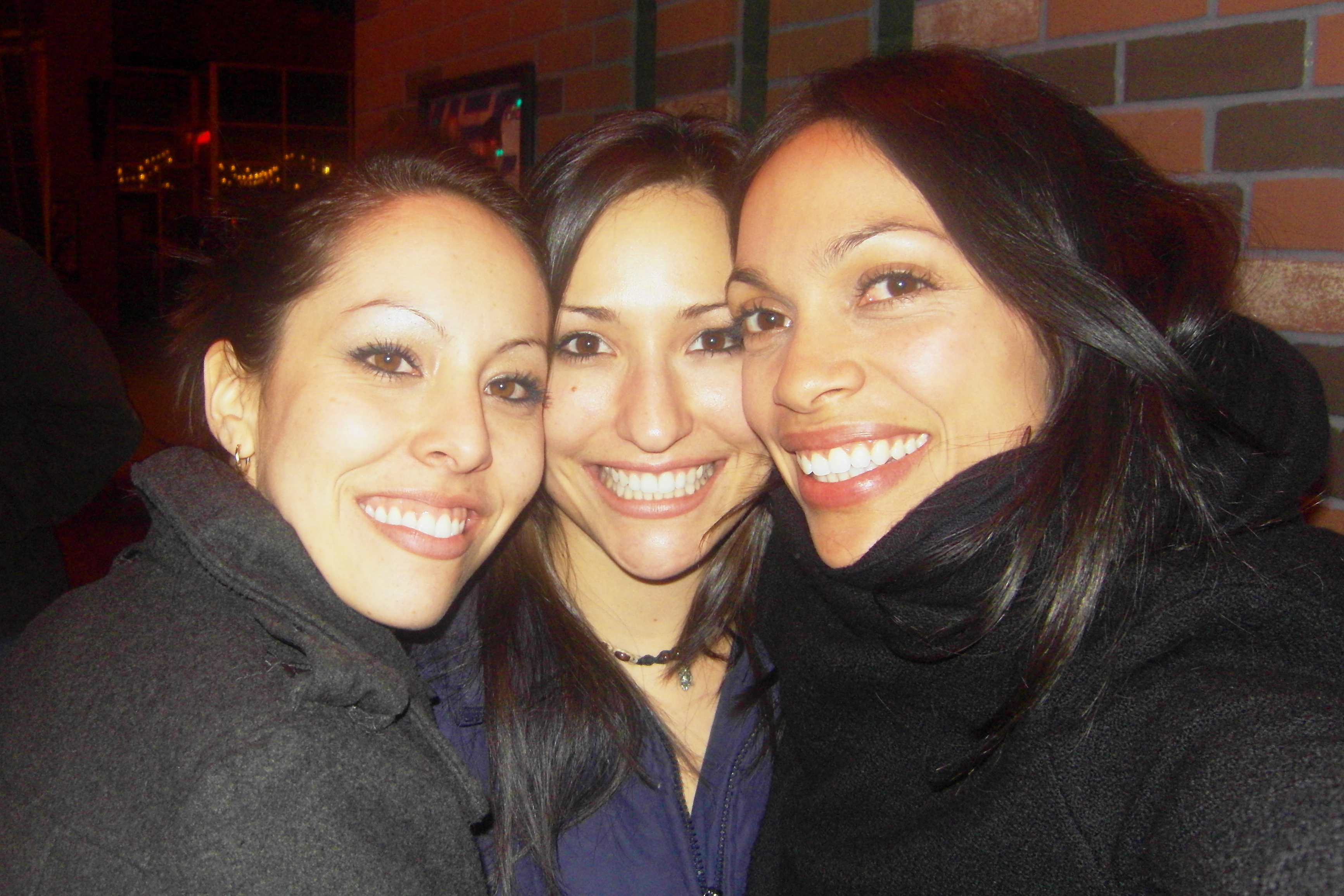 2011 Ten Years; Monique Candelaria with Rosario Dawson and Denise Gurule