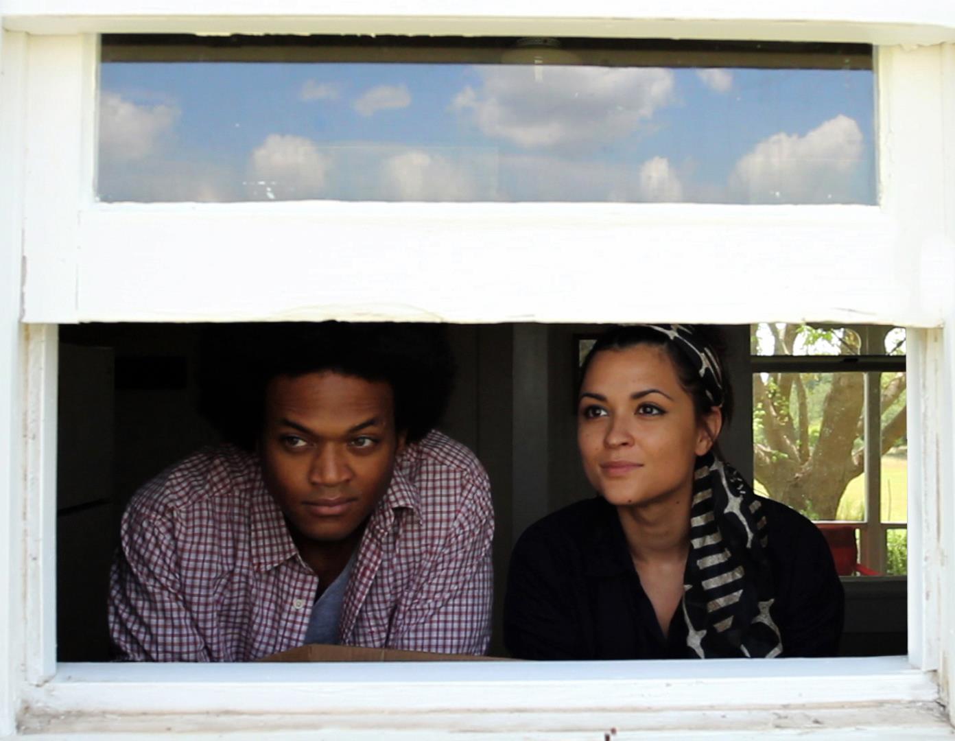 Ernest James and Elle LaMont Still from ON DOWN THE LINE (2012)