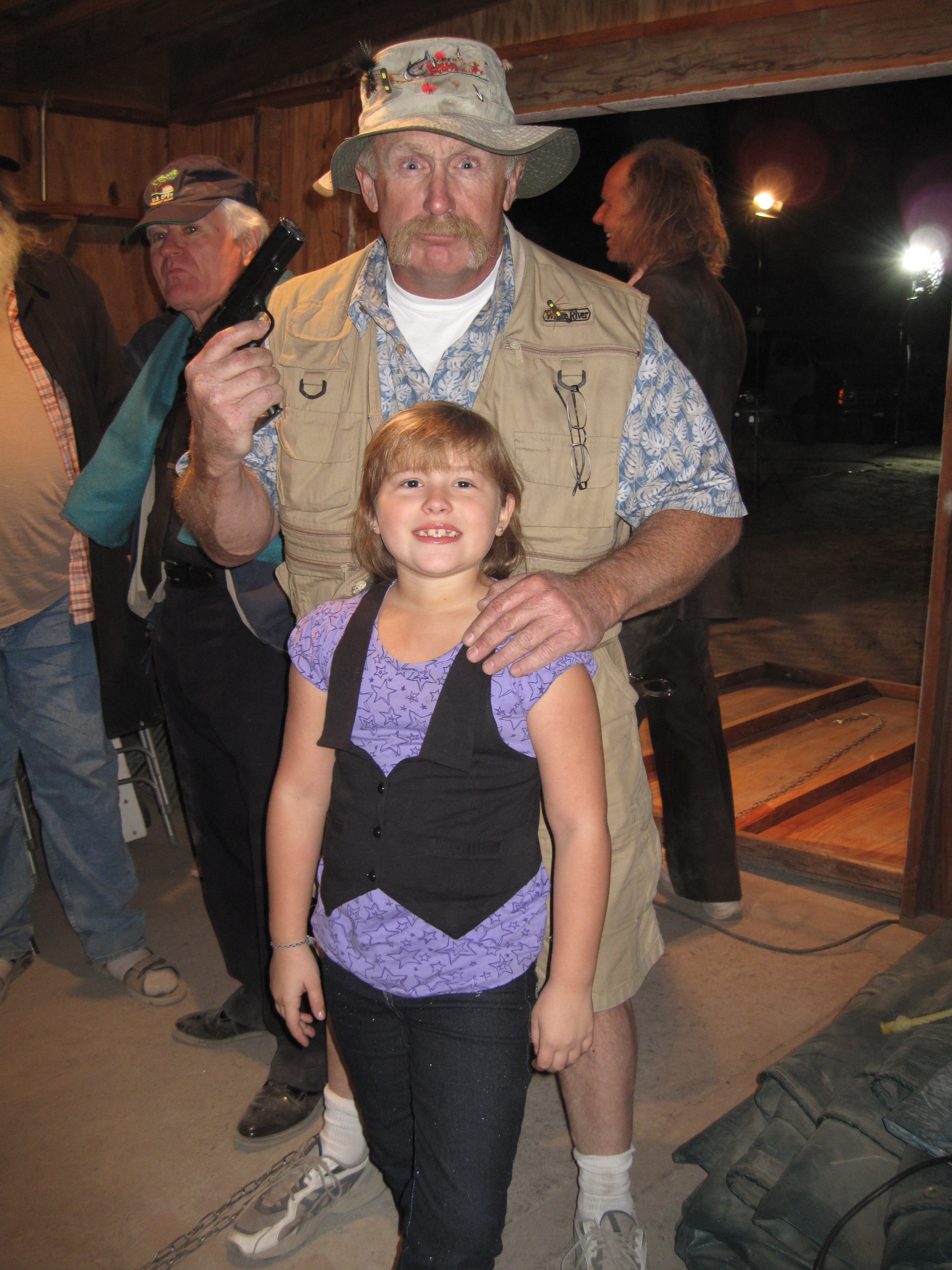 Kiana as Katie with Alo Burke as her Grampa in Roll Call