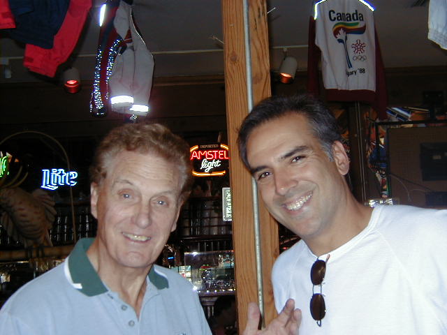 Bill with Robert Stack at a wrap party for Bill's early CGI effort - Butt Ugly Martian's - Stack was a series regular - and real sweetheart!