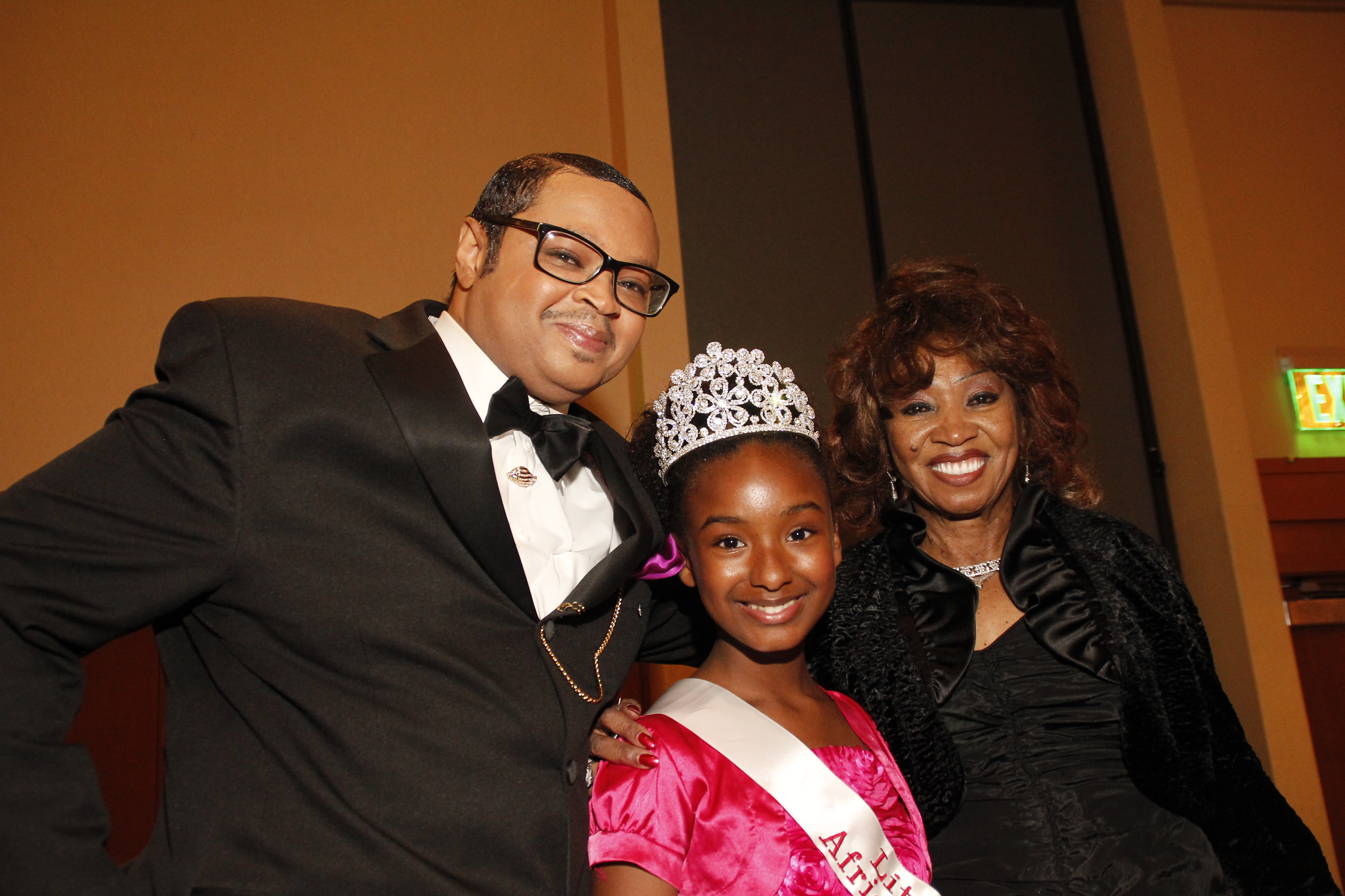 Kyle,marjorie dove and nay nay at the Omni youth music and actors award