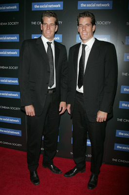 Tyler Winklevoss and Cameron Winklevoss at event of The Social Network (2010)