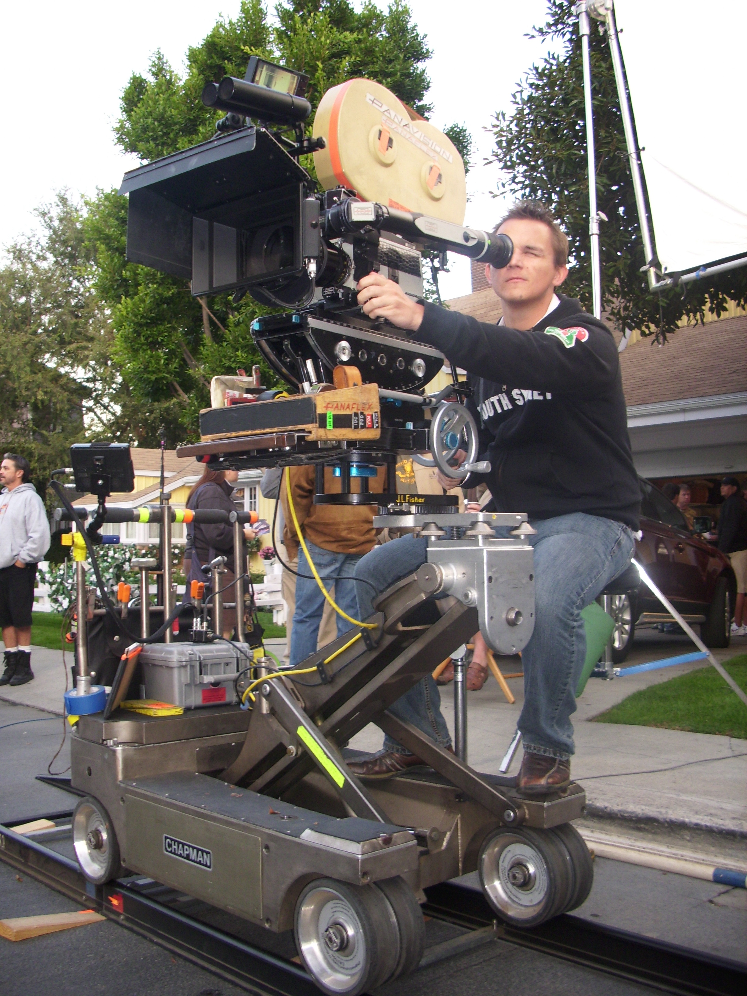 Jason Gibson on the set of Desperate Housewives Nov 2009.