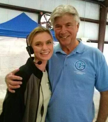 On the set of Dolphin Tale 2 as CMA Staff Member with PA Brittany Noel Linden-January 2014