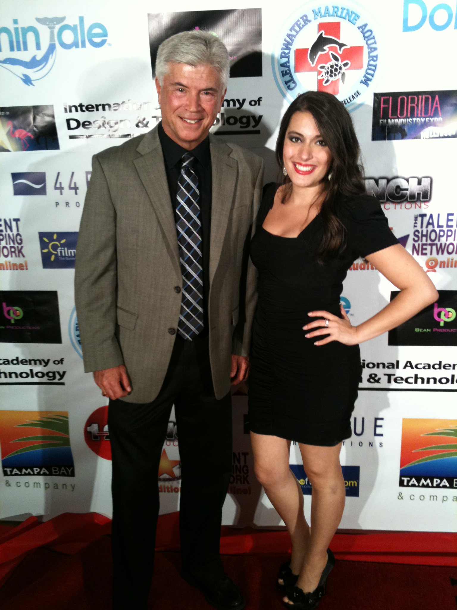 Florida Film Industry Expo gala event with Brianna Borello-Tampa-May 2013