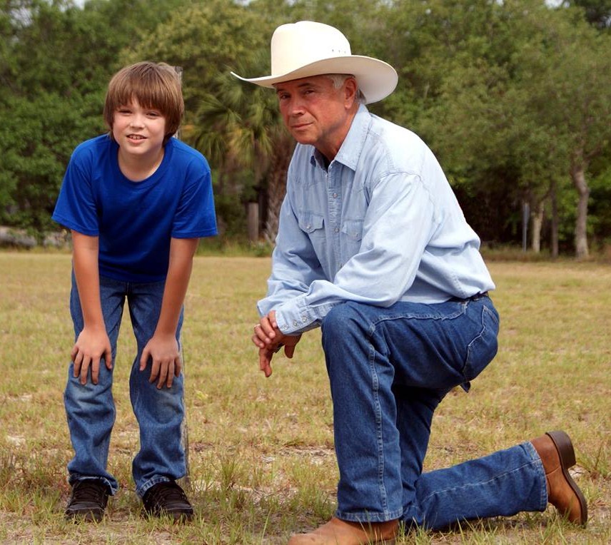 As 'Grandpa' in 'Son Misses Father'-a reel for Lucas Martin-with Lucas Martin-Palm Harbor-April 2014