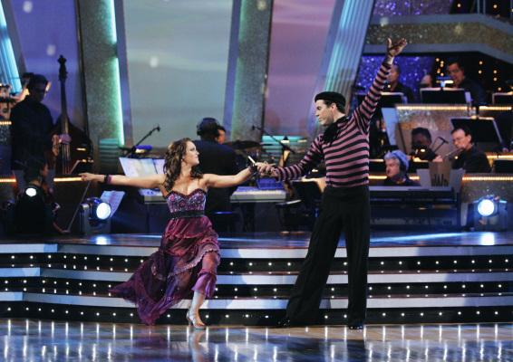 Still of Steve-O and Lacey Schwimmer in Dancing with the Stars (2005)