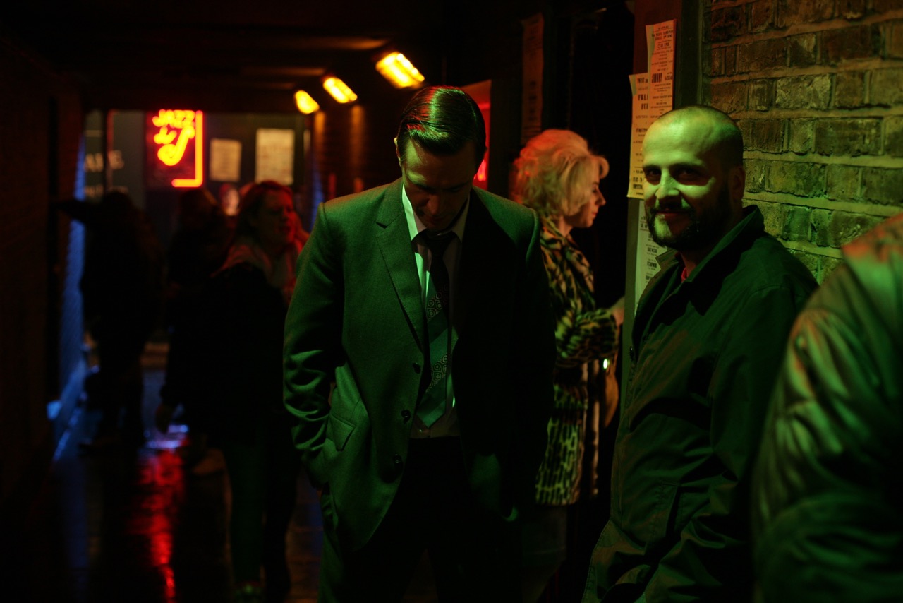 Jack Davenport & Marek Losey on the set of Breathless, 2013