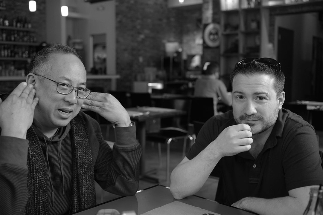 At lunch in LA with cinematographer Larry Fong (director of photography 300, Watchmen, Batman v Superman).