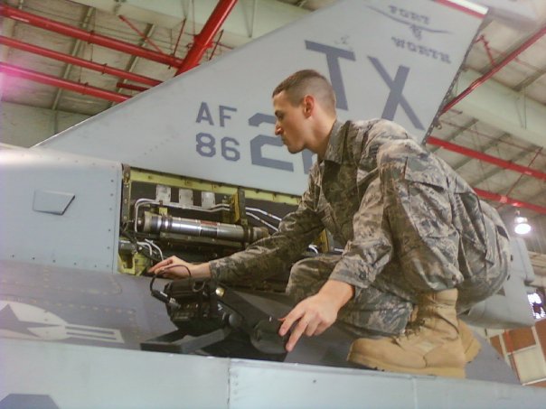 I am performing a nondestructive inspection testing method on the exterior of an F-16.