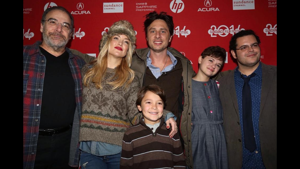 The Bloom family @ Sundance for premiere of Wish I was Here.