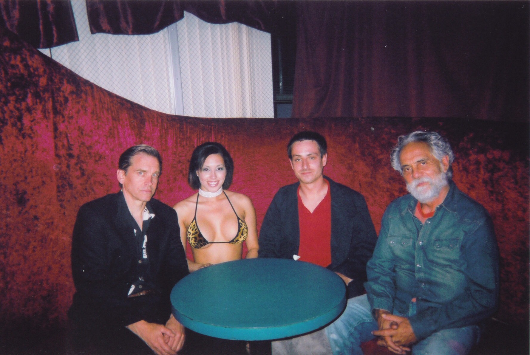 Bill Mosely, Dana Danes, Gregory Paul Smith, and Tommy Chong on the set of 'Evil Bong'!!!