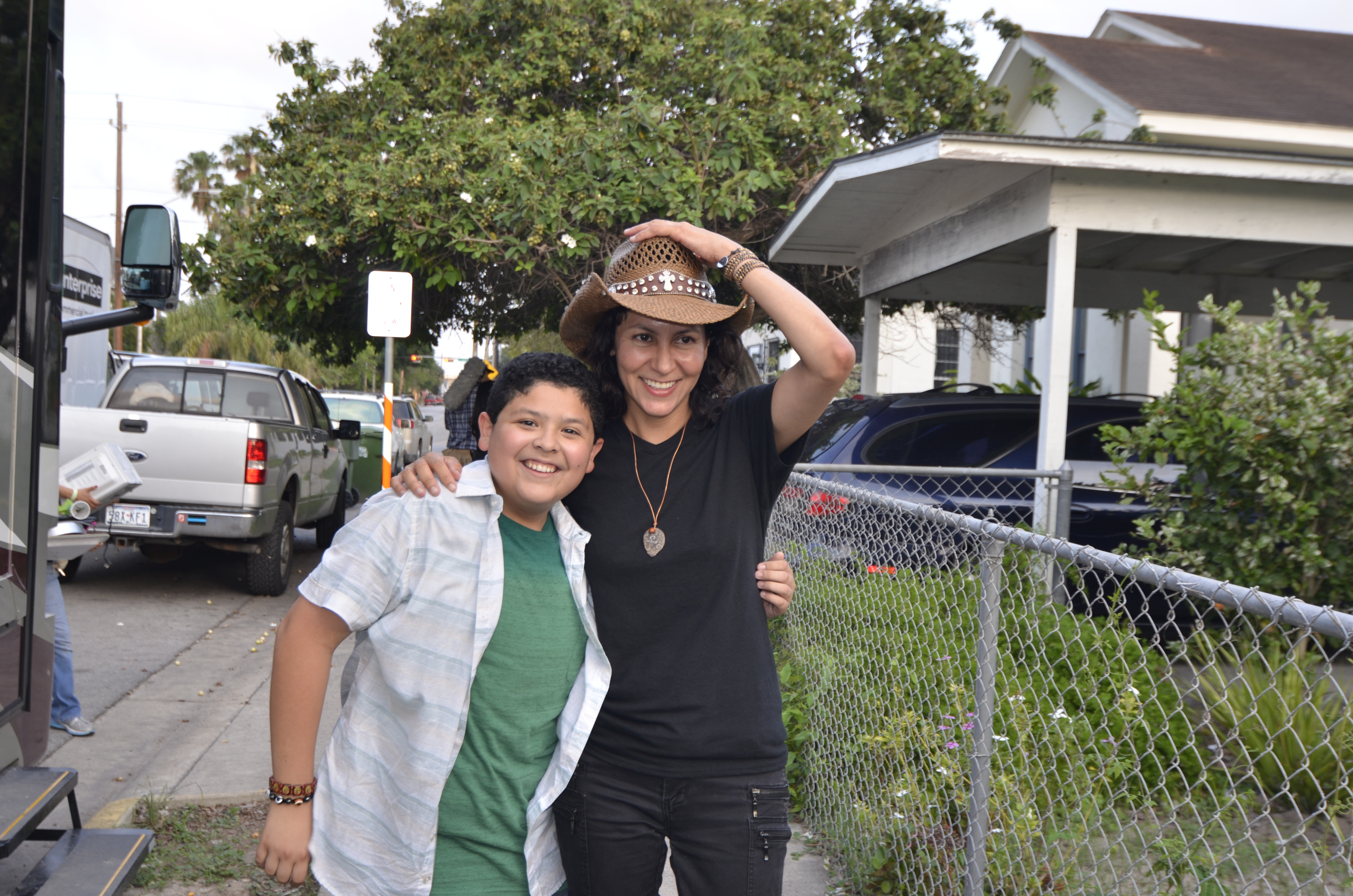 Last day of filming ENDGAME with Rico Rodriguez, in TX, 2013