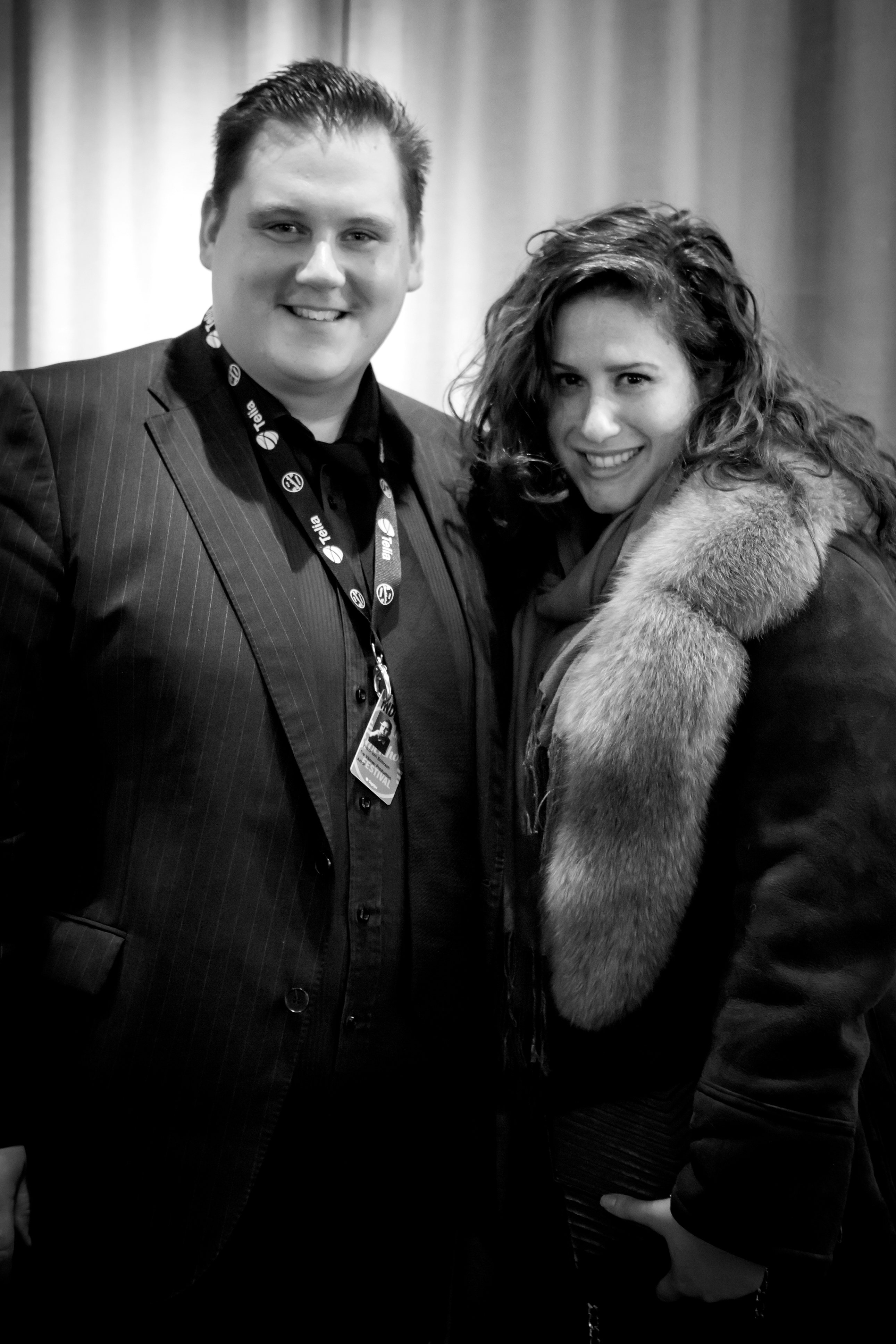 mr von Schirach and Sara Zommorodi at Stockholm international filmfestival 2013.