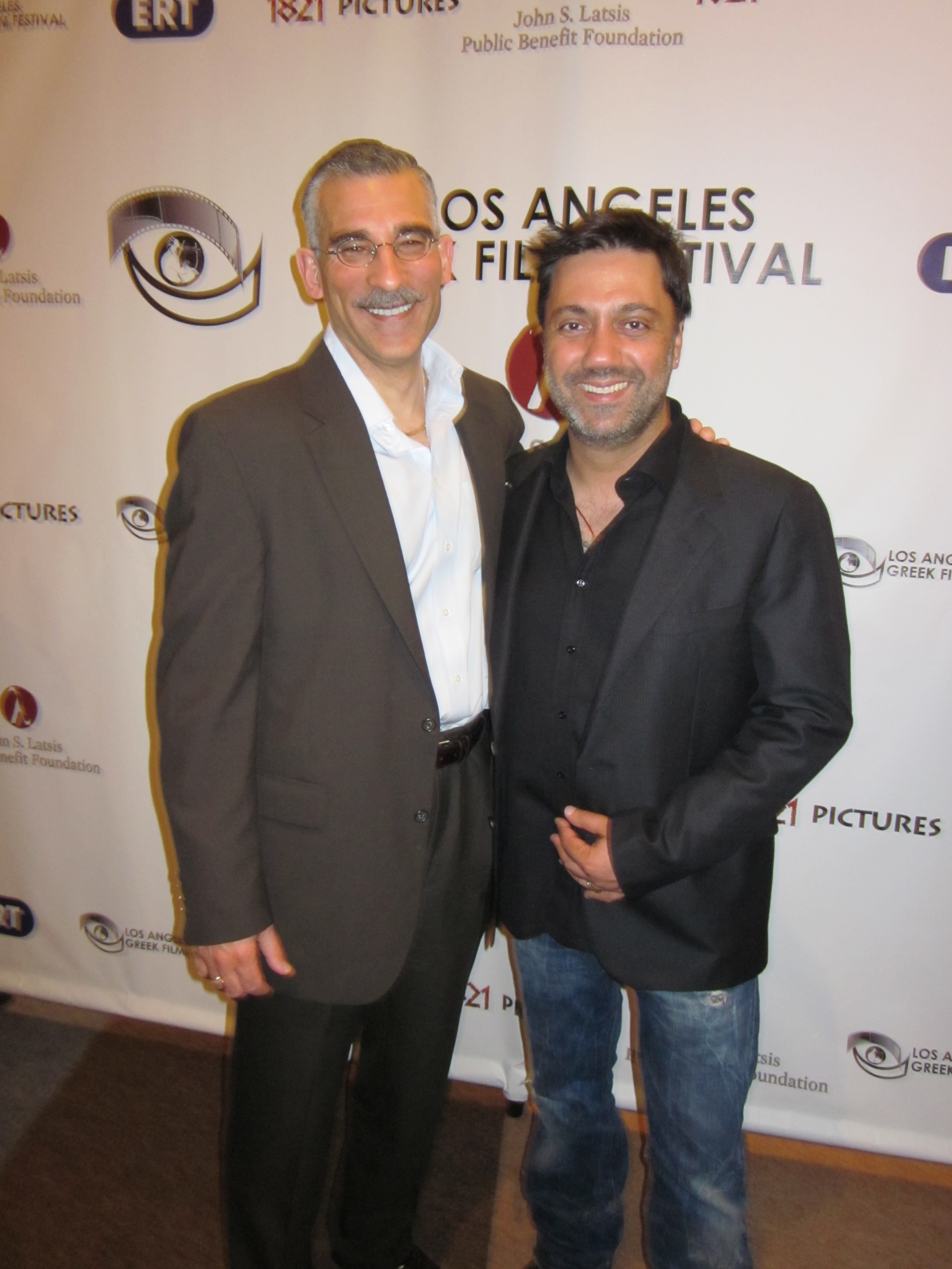 Paul Lillios with acclaimed composer George Theofanous, June 2011