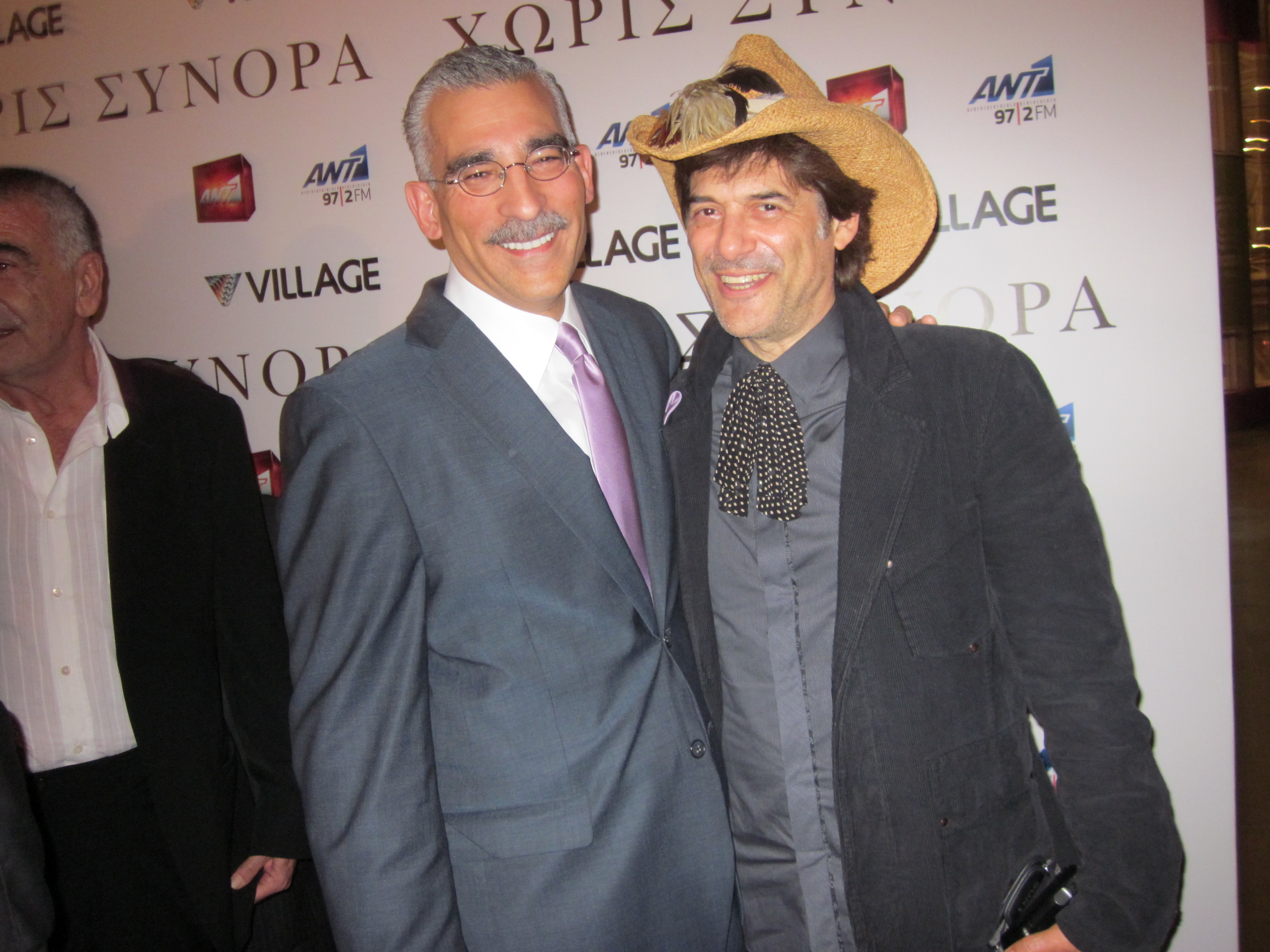 Paul Lillios and Georges Corraface October 18, 2010
