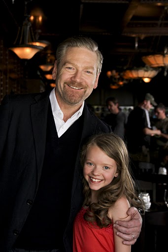 Working on set with Kenneth Branagh for the short film Prodigal (2011)