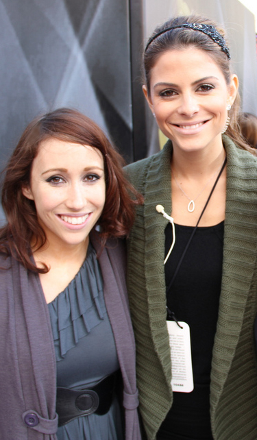 Kayla Harrity and Maria Menounos