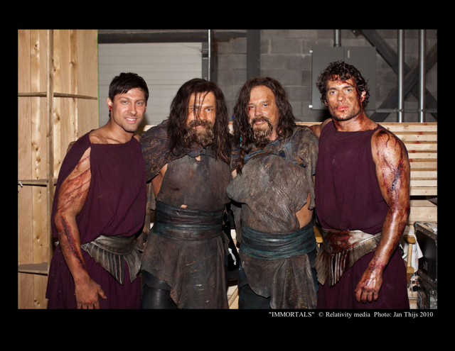 ON THE SET OF IMMORTALS