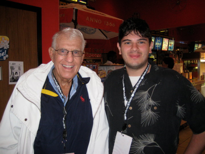 Brian DeCroce and Jerry Van Dyke at the Del Ray Beach Film Festival