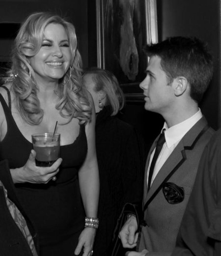 Joshua sharing a laugh with his dear friend Jennifer Coolidge