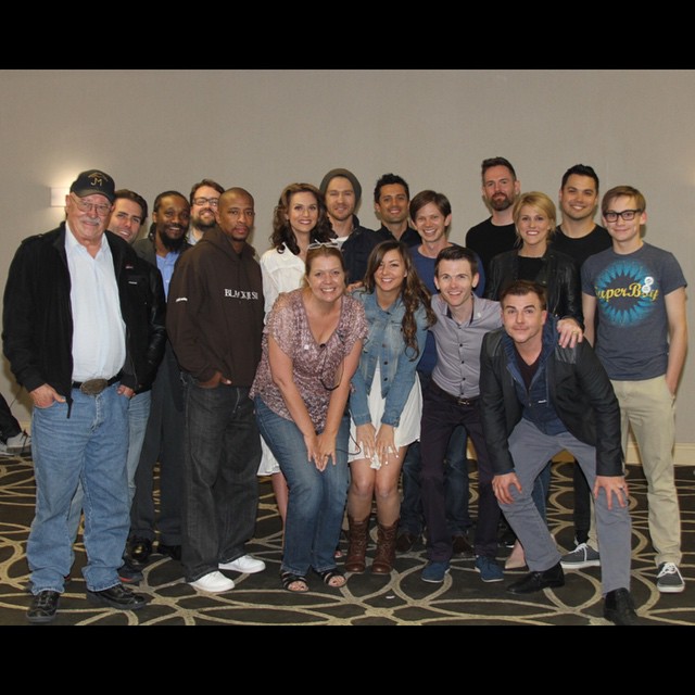 The One Tree Hill cast and convention promotors at the One Tree Hill Reunion in Wilmington