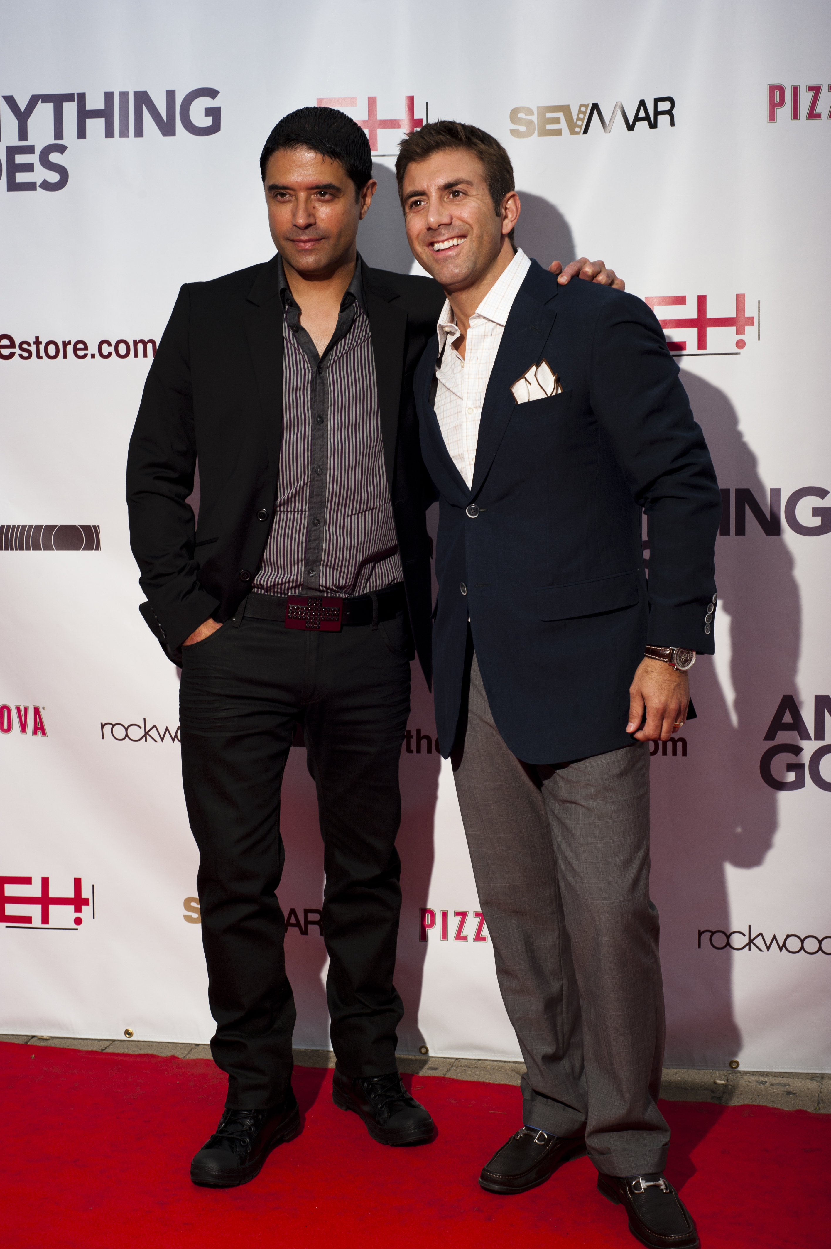 Bruno Marino and Nicolas J Severino at the Premiere of Anything Goes
