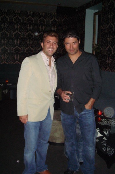 Oops Wrap Party Nicolas J Severino with Director and Writer Bruno Marino