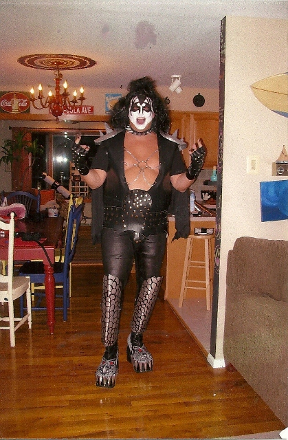 Me as Gene Simmons look alike