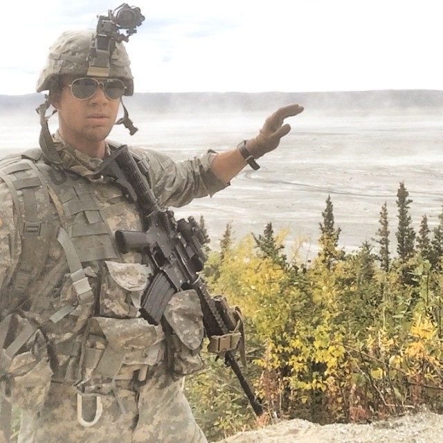 David Alvarez serving as a Recon Infantryman in the U.S Army.
