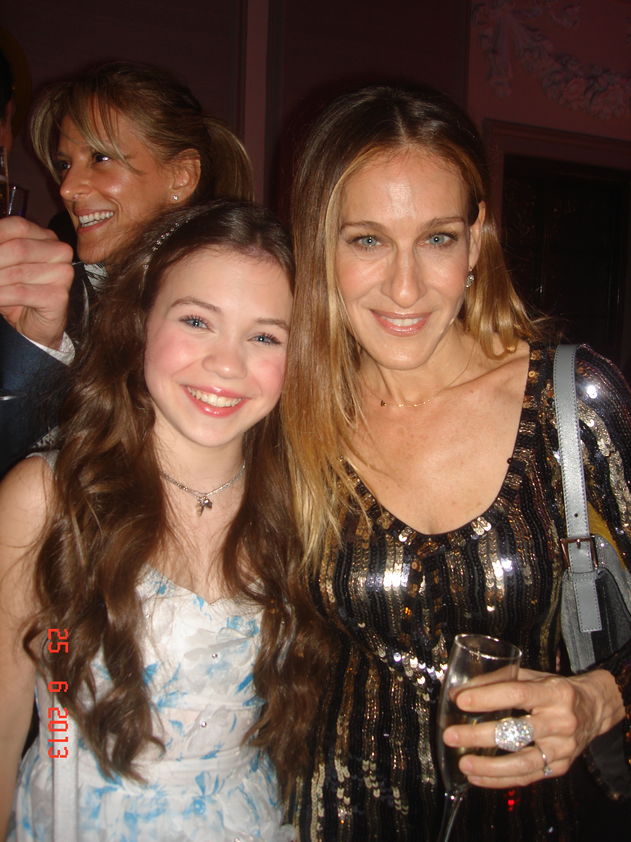 With Sarah Jessica Parker at the opening & Press night of 'Charlie and the Chocolate Factory' in London's West End on 25 June 2013.