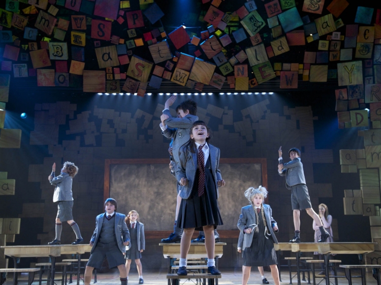 As 'Matilda' in Matilda for the Royal Shakespeare Company (RSC)