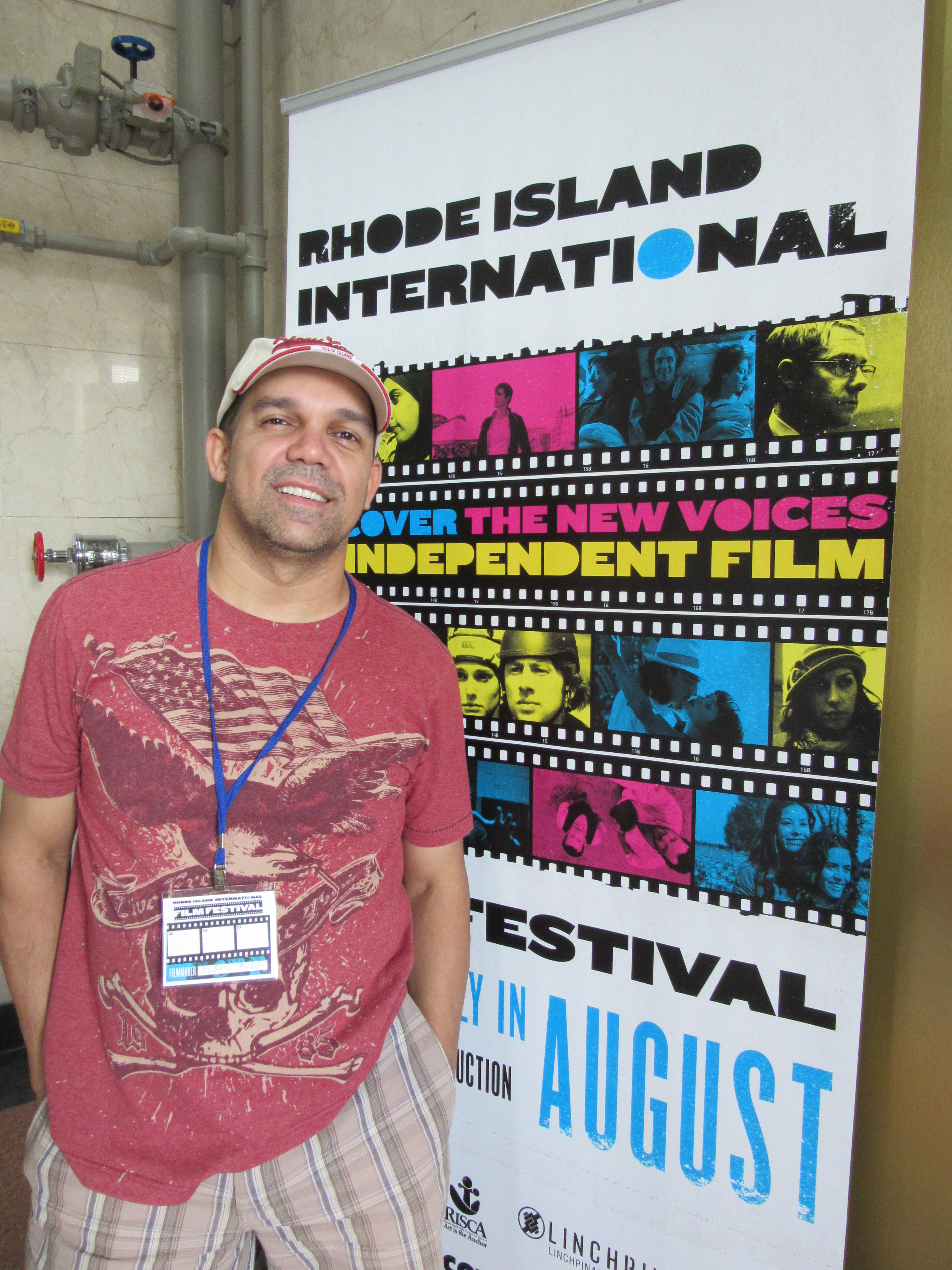 Flavio Alves at the screening of Tom in America at the 2014 Rhode Island International Film Festival.