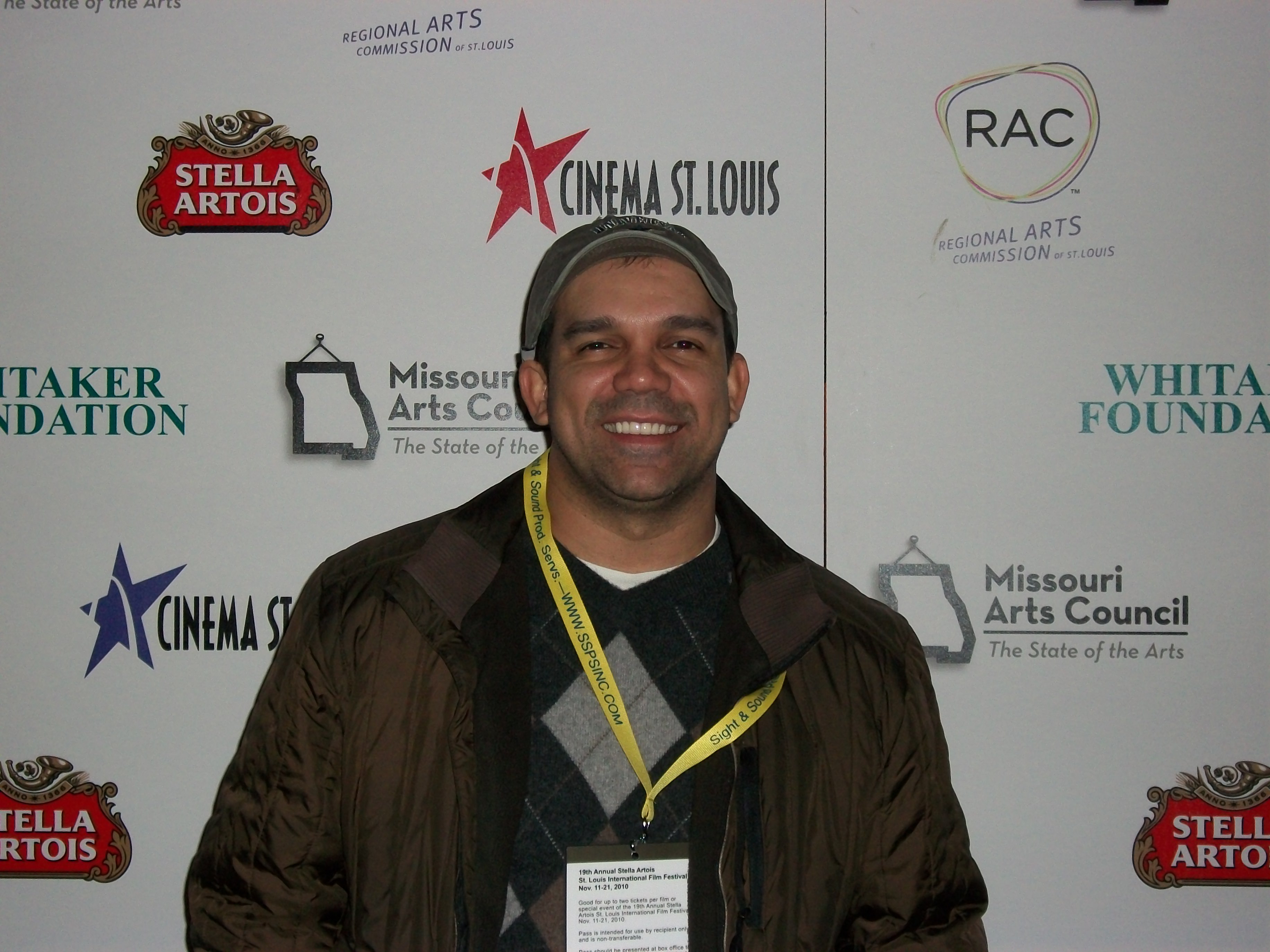 Flavio Alves at the St. Louis International Film Festival