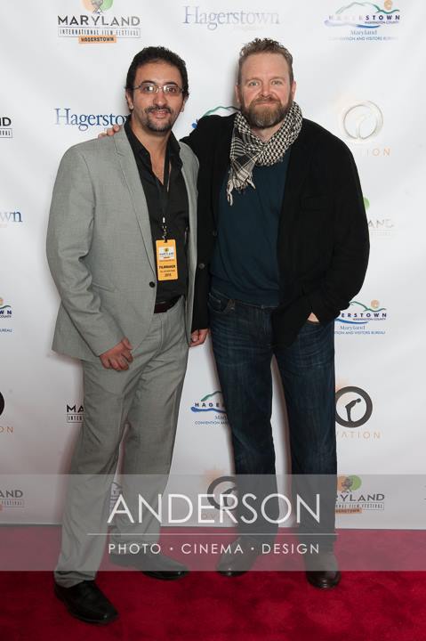 Director Ramez Ghibrial with Director Joe Carnahan at the MARYLAND International Film Festival