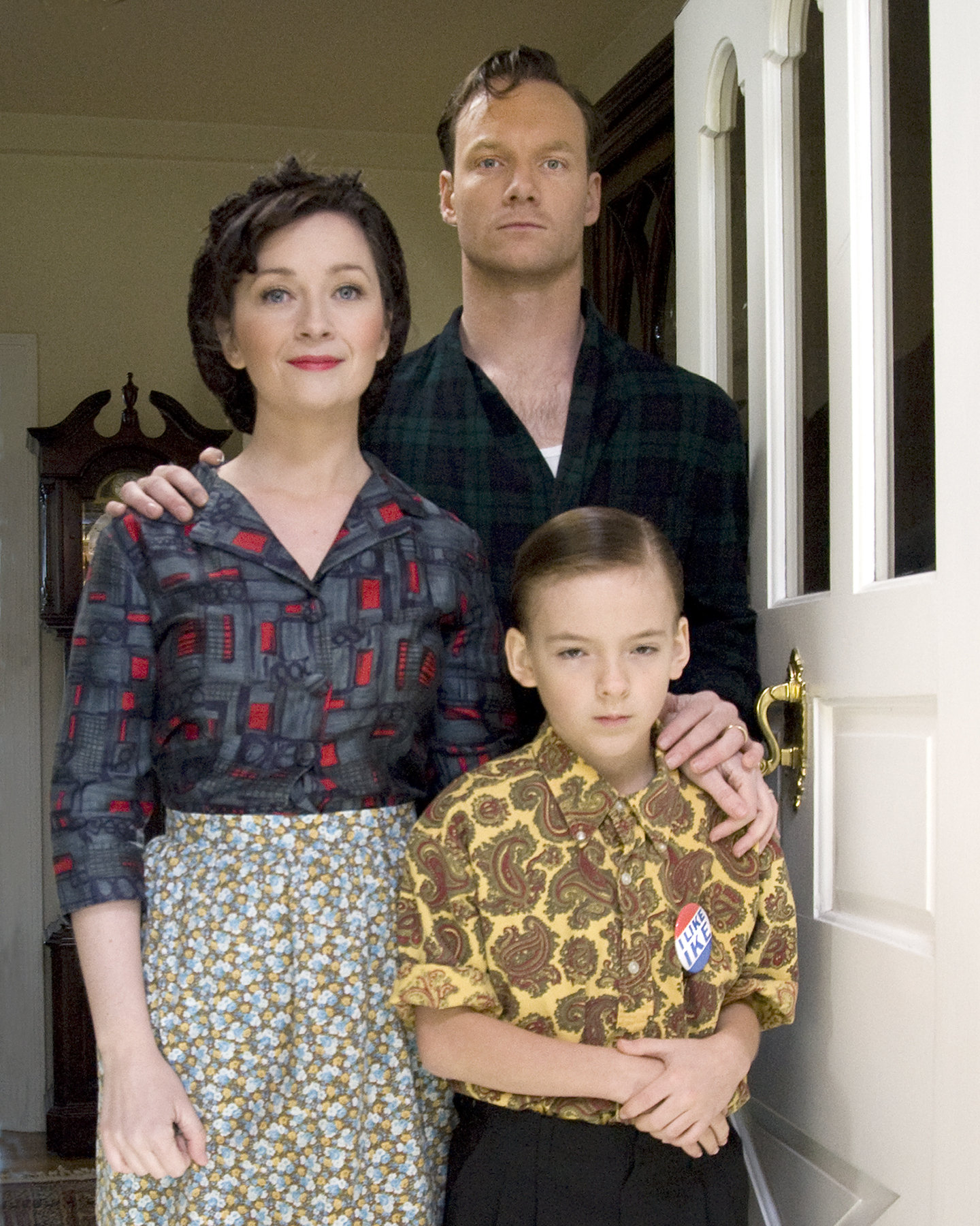 Franklin (age 8) with mother and father